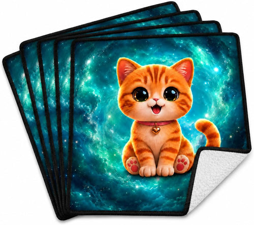 Toalla de papel lavable con estampado persa: juego de cinco sÃ¡banas apiladas